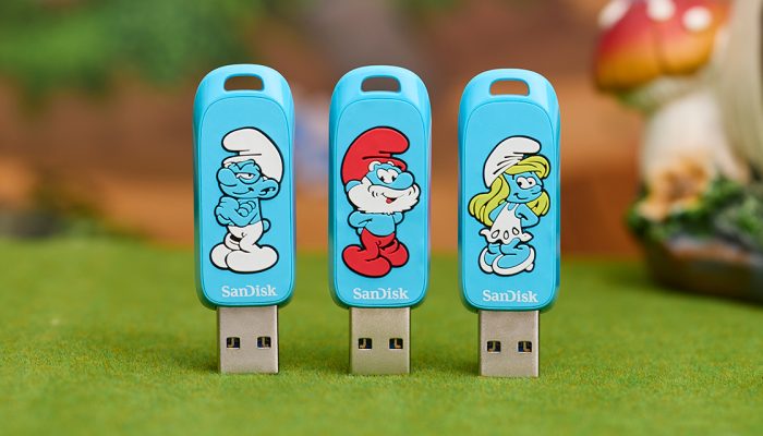 Sandisk-lanca-pendrives-tematicos-dos-Smurfs-com-game-pre-instalado.jpg